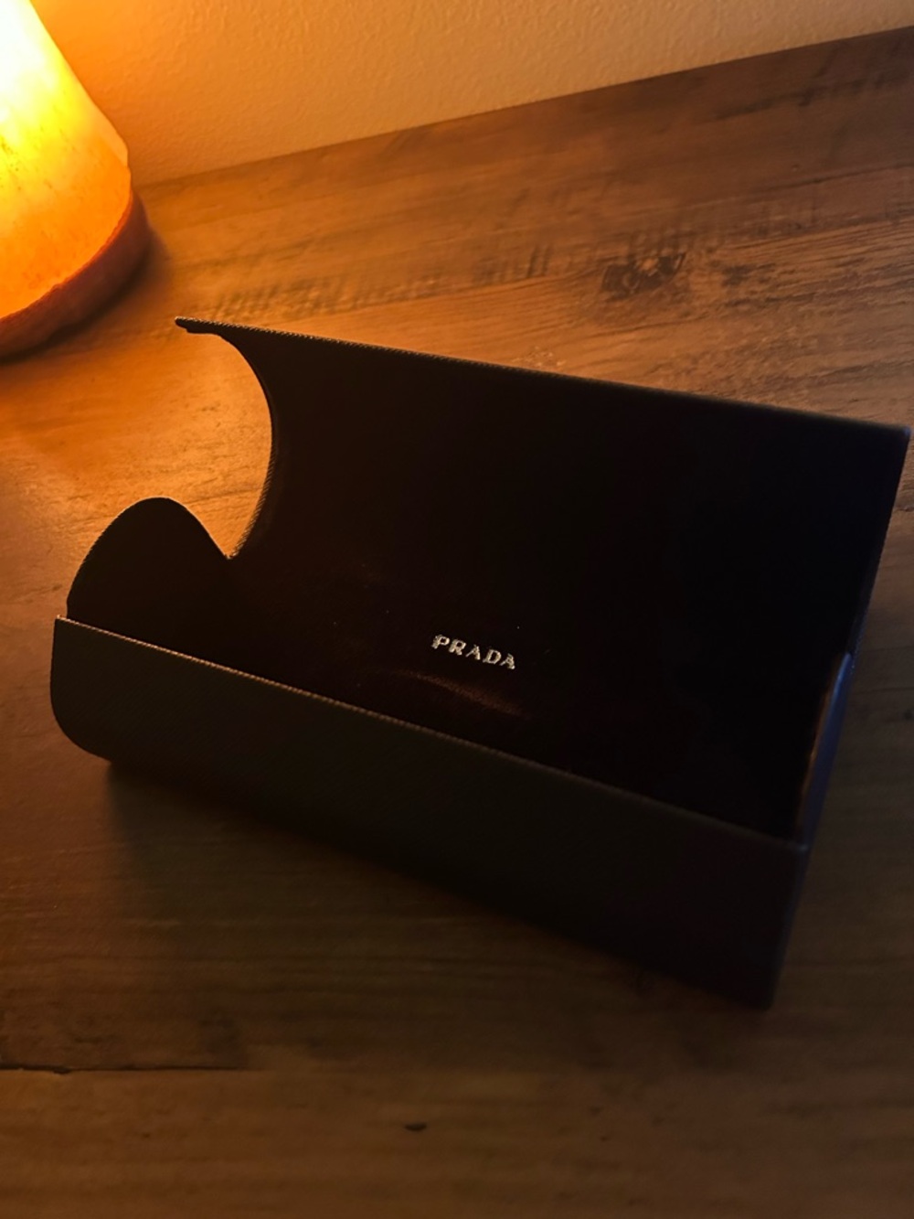 Prada Black Eyewear Case and Box
